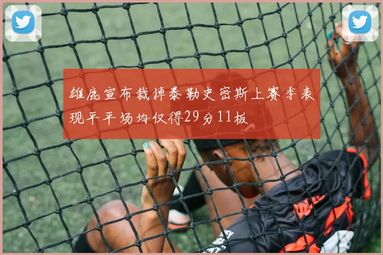 雄鹿宣布裁掉泰勒史密斯上赛季表现平平场均仅得29分11板