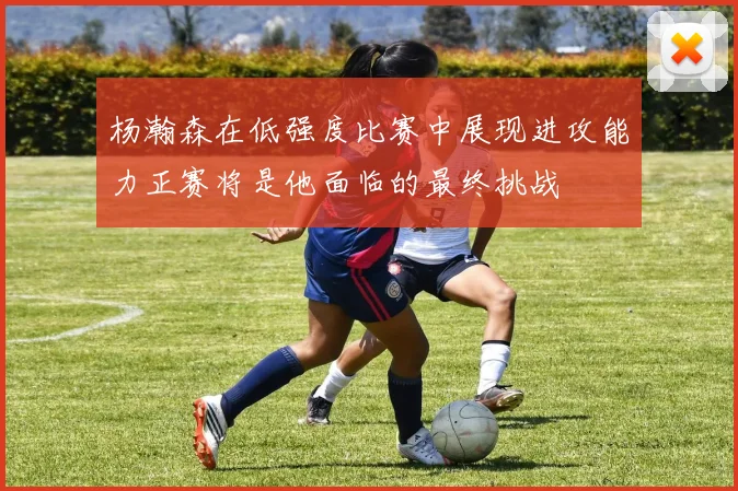杨瀚森在低强度比赛中展现进攻能力正赛将是他面临的最终挑战